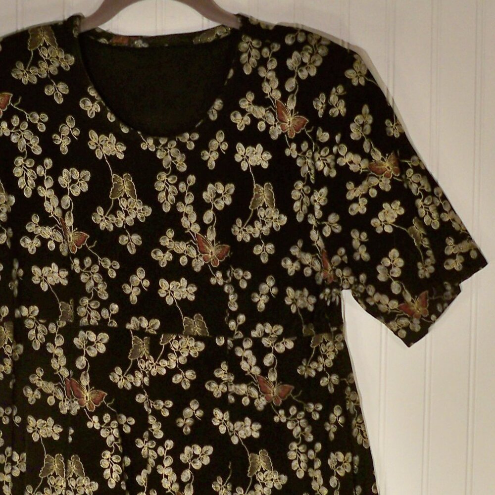 Butterflys Black Polyester? Dress